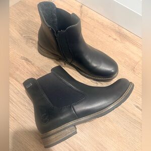 Rieker Comfort Black Antistress Chelsea Boots - Leather - 74870